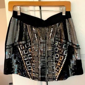 KAS New York beaded skirt